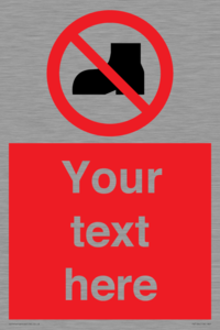 Custom No outdoor footwear